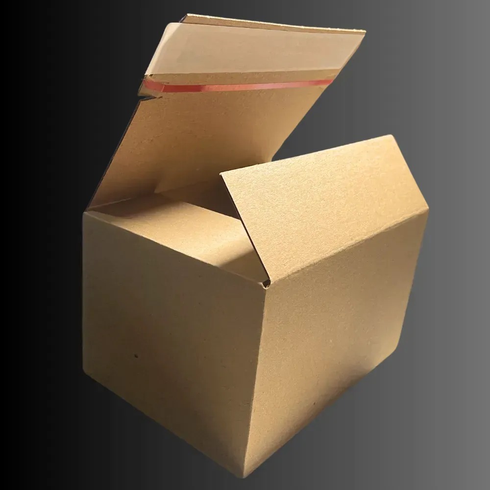 Картонна коробка 240х170х100 мм Smart Box самозбірна самоклеюча з відривною стрічкою